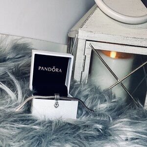 Pandora Heart Dangle Charm 925 Sterling Silver 790276 Retired